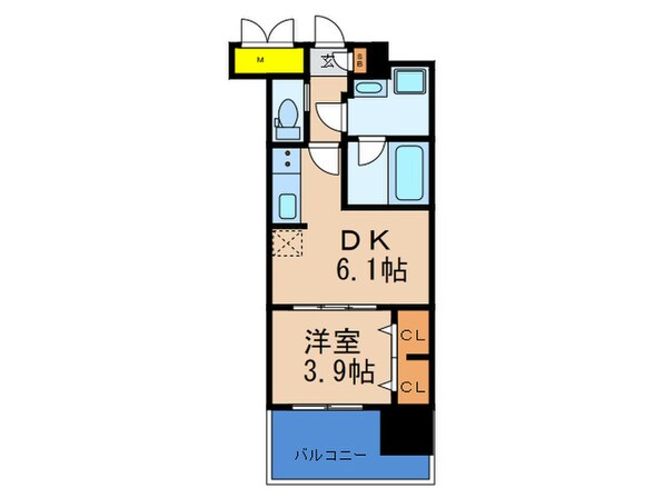 プレジオ十三の物件間取画像